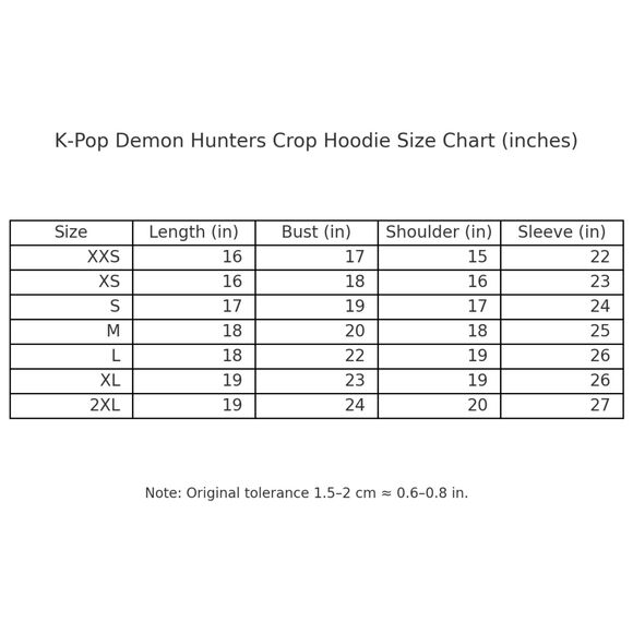 K-Pop Demon Hunters Cat-Ears Crop Hoodie – Girls Long Sleeve Sweatshirt - Picture 3 of 3